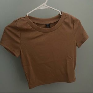 Deep Tan Crop Top
